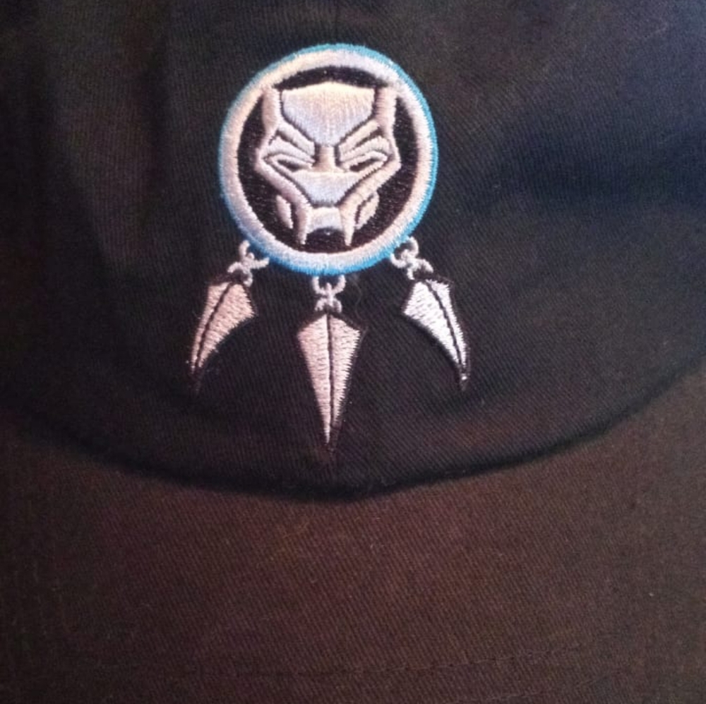 Black Panther Marvel Dad hat